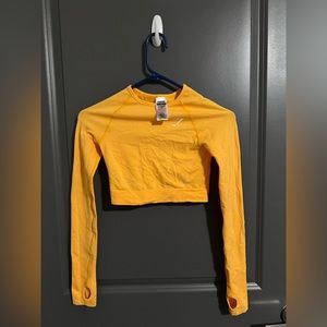 GYMSHARK VITAL SEAMLESS 2.0 LONG SLEEVE CROP TOP